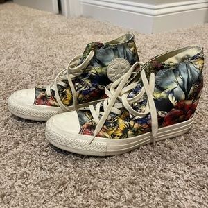 Women’s Wedge Converses - Size 8.5